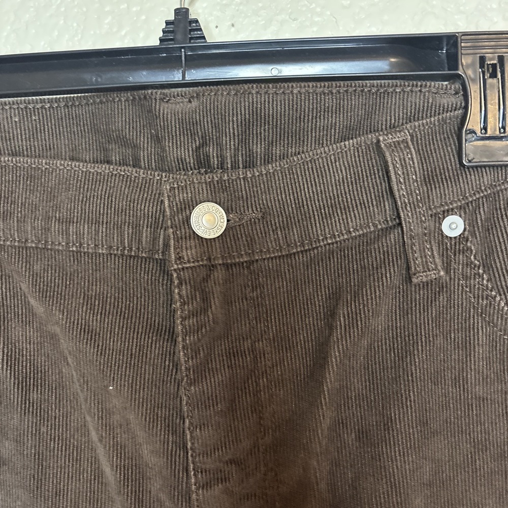 Levi's 511 Slim Fit Men's Corduroy Jeans 40x30 Brown Zip Fly Casual Straight Sli - Picture 8 of 16